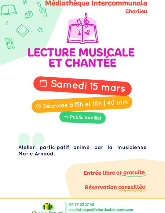 Lecture musicale et chantée Charlieu